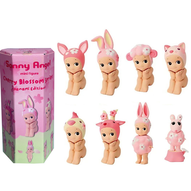 Phone Accessories Sonny Angel - 1-12 Stück Kirschblüten-Serie Hippers Blindbox Mini-Figur
