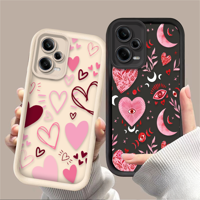 Rosa Herzförmige Handyhülle fü – Xiaomi Phone Accessories Bewertung und Preis